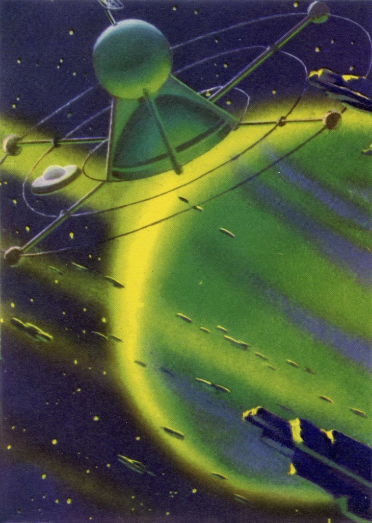 В кольцах Сатурна. Автор: Соколов А. 1963 г.