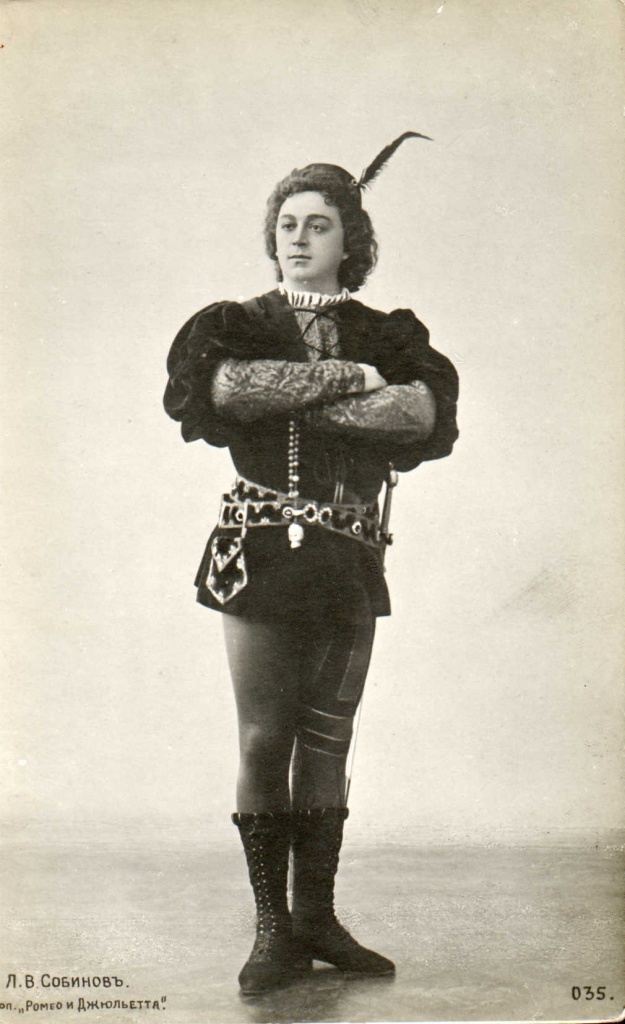 Л.В.Собинов — Ромео в опере Ш.Гуно «Ромео и Джульетта». 1902 год.