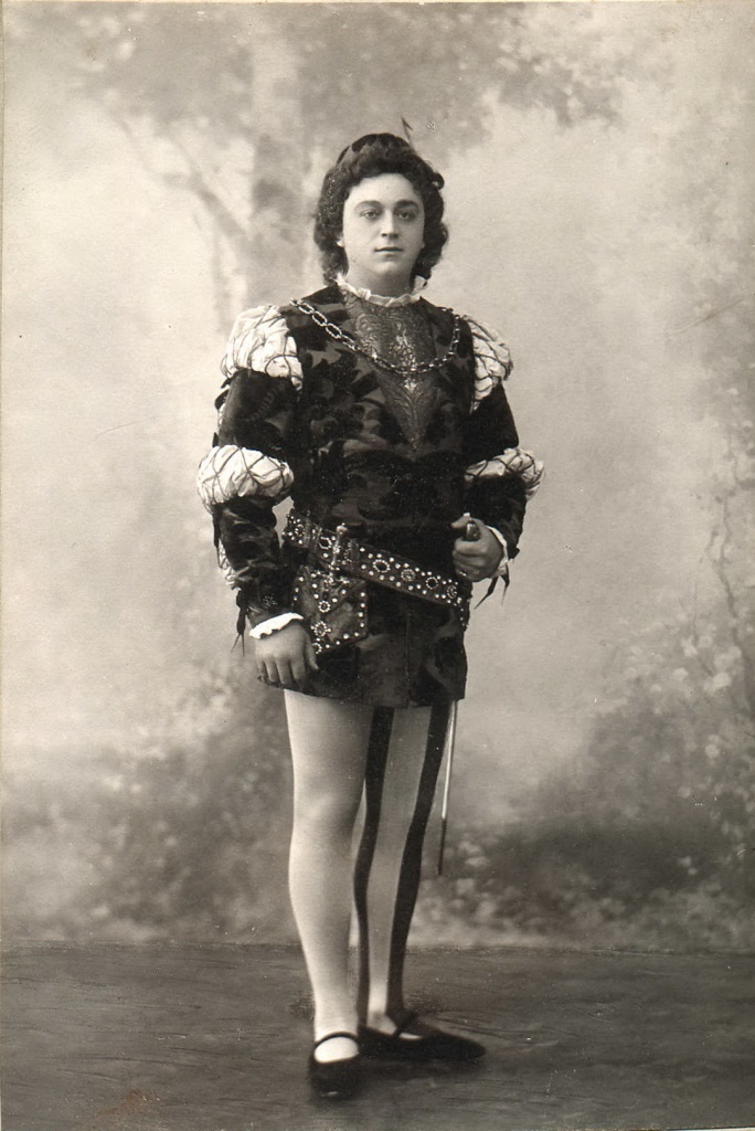 Л.В.Собинов — Ромео в опере Ш.Гуно «Ромео и Джульетта». 1902 год.